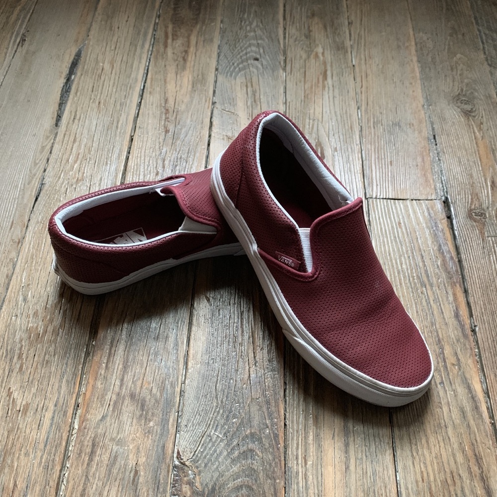 Maroon vans